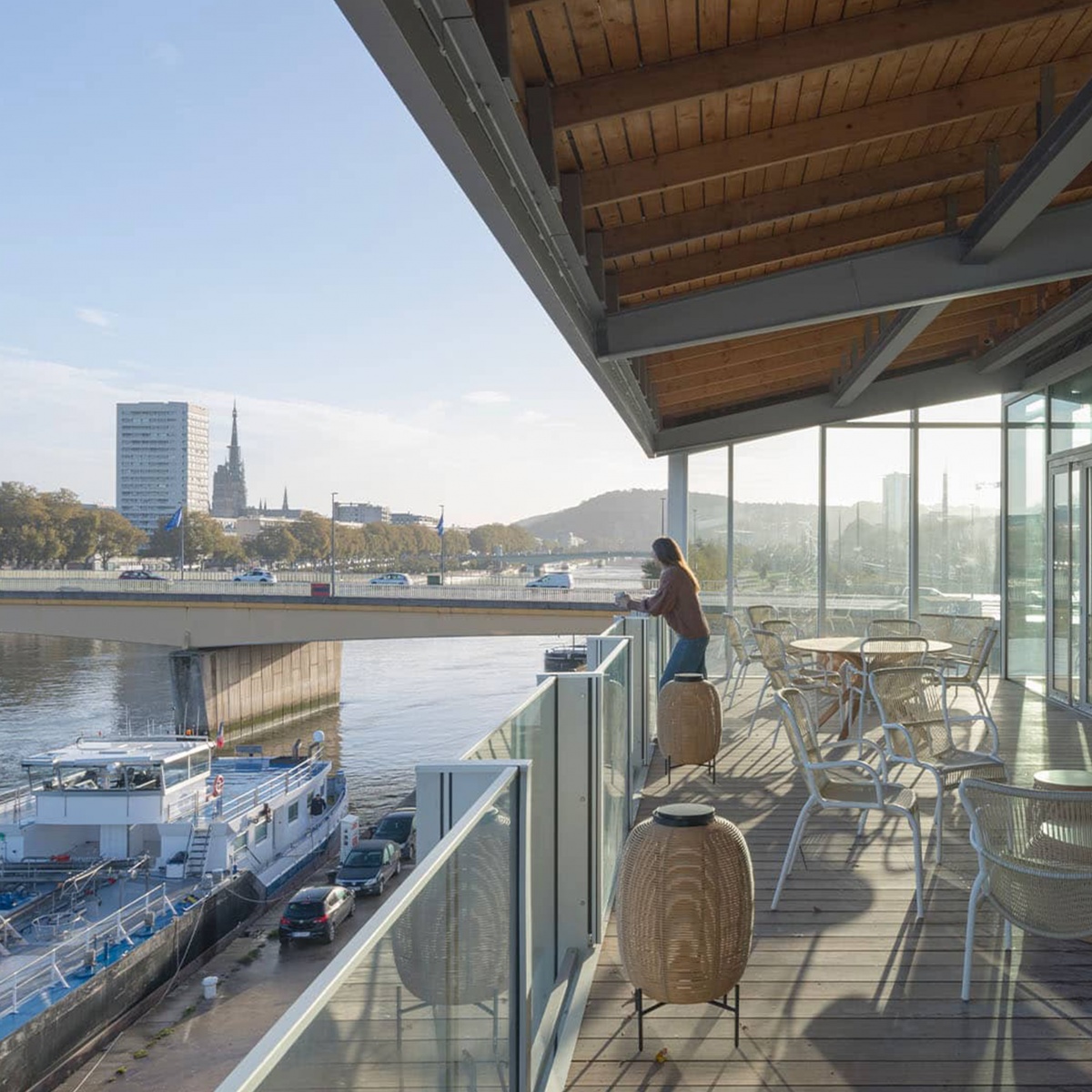 Terrasse vue Seine